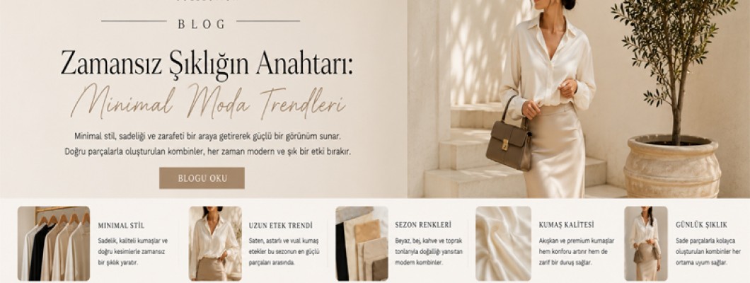 Minimal Moda Trendleri Minimal Moda Trendleri