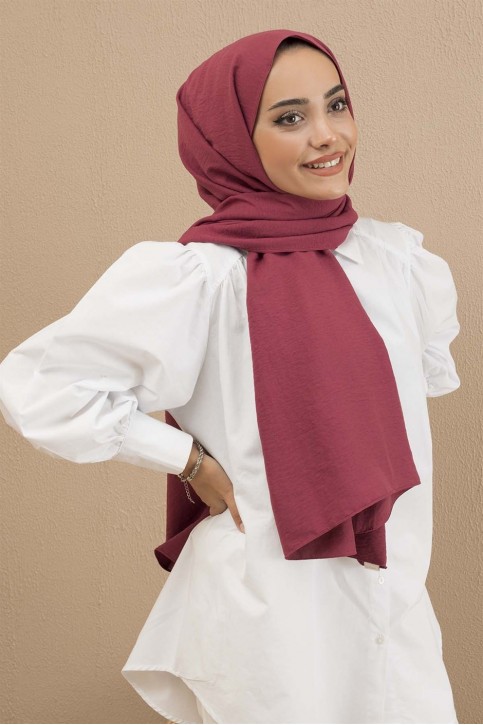 Kemer Detaylı Balon Kol Elbise Camel